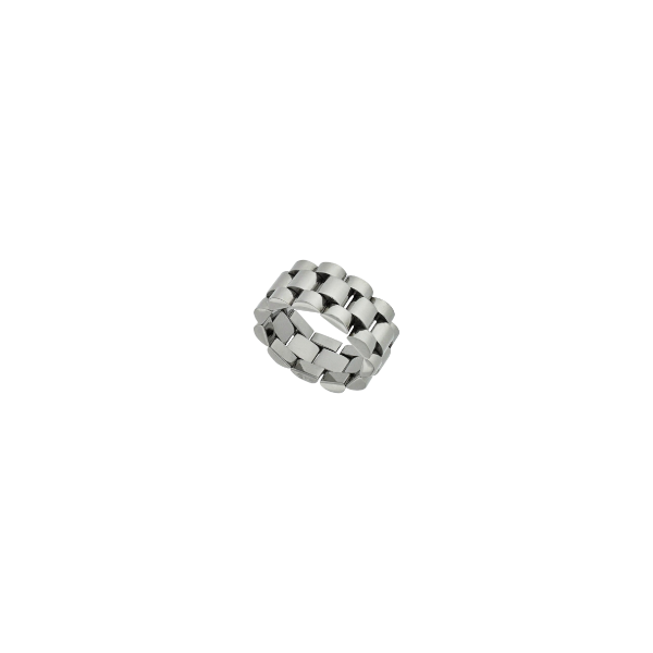 Silver Watch Band Link Ring